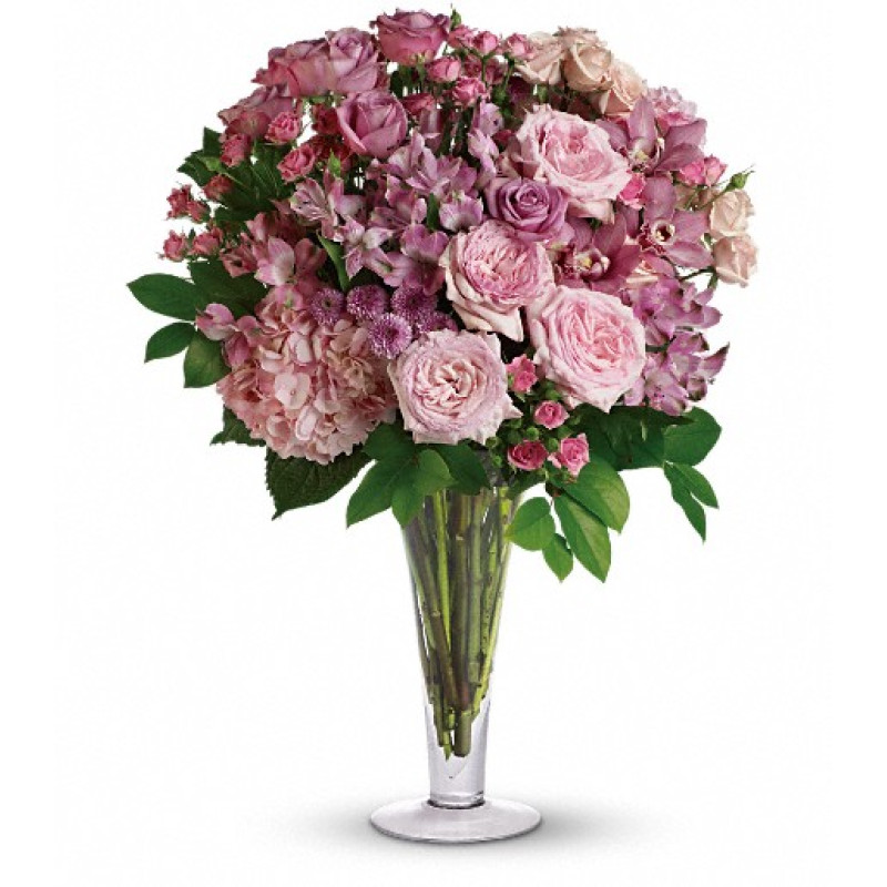 A La Mode Bouquet with Long Stemmed Roses - Same Day Delivery