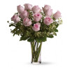 A Dozen Pink Roses: Traditional